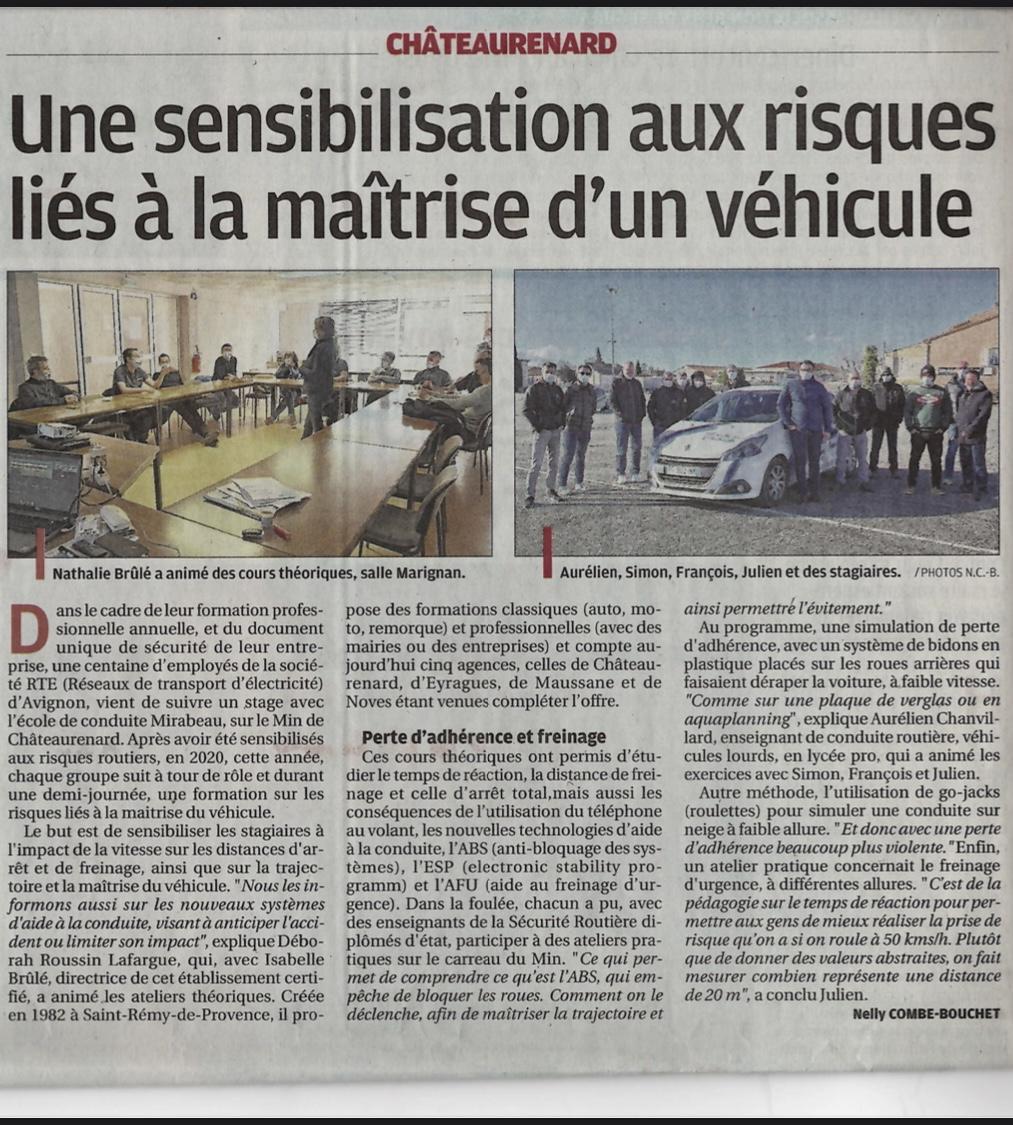 Article de La Provence